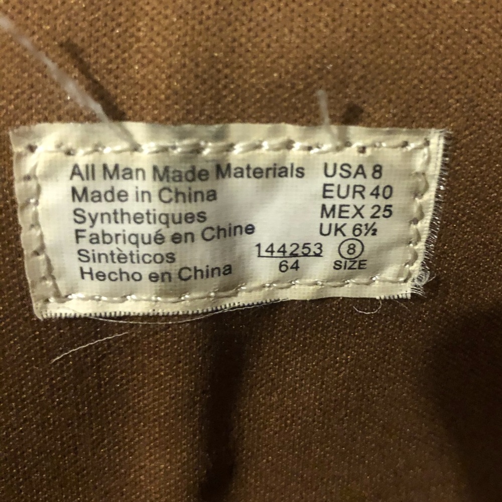 Brown tall boots